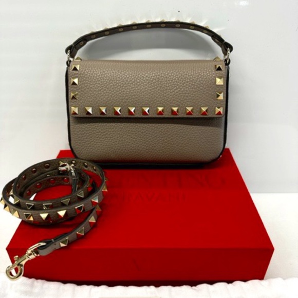 Valentino Handbags - Brand new Valentino Mini Rockstud Pouch w Strap